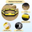 Gaga Ball Pit Inflatable 15FT with Powerful Built-in Blower,Portable Gaga Pit for Indoor Outdoor Family Activities