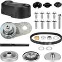 Torque Converter 30 Series Mini Bike 2-7Hp Go Kart CVT Clutch 3/4 inch 10T #40/41/420&12T #35 Chain Drive Belt Pulley for Predator 212cc, Manco Comet TAV2 Mini Bike Engine Replace for 219552A 218353A