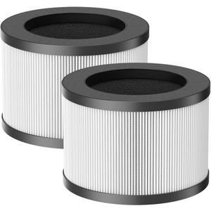 2 Pack BW302 HEPA Air Filter Compatible with LUNINO BW302 Air Purifier Filter Replacement 3 Stage Filtration For Pet Dander, Odor, Dust, Smoke For LUNINO Home Large Room up to 1200ft