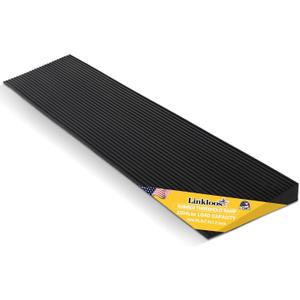 1.2" Rise Rubber Threshold Ramp Doorway, Non-Slip Solid Rubber Wheelchair Ramps with 2204 Lbs Load Capacity, Portable Cuttable Door Ramp for Driveway, Curb, Home Entry Steps (35.4" Lx 7.9" W)