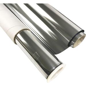 Reflective Mylar Metal Film Sheeting Mirror-Like Reflecting Grow Light Reflector for Indoor Garden Grow Room Window Wall Floor Roof Ceiling Cover 2 mil Thick 50 ft Length
