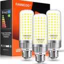 LED Light Bulbs 150W Equivalent Led Bulbs 3500LM 6500K Cool Daylight White 30W E26/E27 Base Ceiling Fan LED Corn Light Bulb for Garage Backyard Warehouse Basement Yard Indoor Outdoor(3 Pack) (Daylight White)