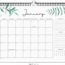 Jotsome Wall Calendar 2026, 14.2"x11.2" Monthly Calendar From Now To December 2026, Bleed-Proof Paper Calendar with Notes For Home and Office, Easy Organizing(Florals)