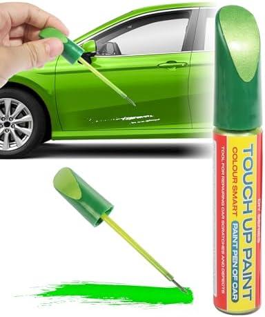 ESEWALAS Car Paint Pen,Car Paint Repair,Car Repair Scratch Remover,Touch Up Paint for Cars,Car Accessories Car Scratch Repair Paint Pen,Quick Easy Car Touch Up Paint Pen for Car Deep Scratches (Green),Pack of 4