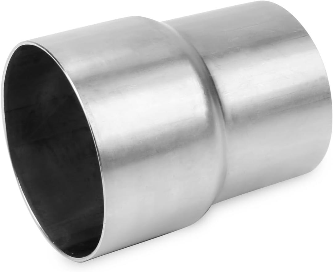 BLACKHORSE-RACING 2.5" OD to 2.75" ID Universal Exhaust Pipe to Component Pipe Adapter Reducer Kits Reliable Stainless Steel (2.75" ID - 2.5" OD)