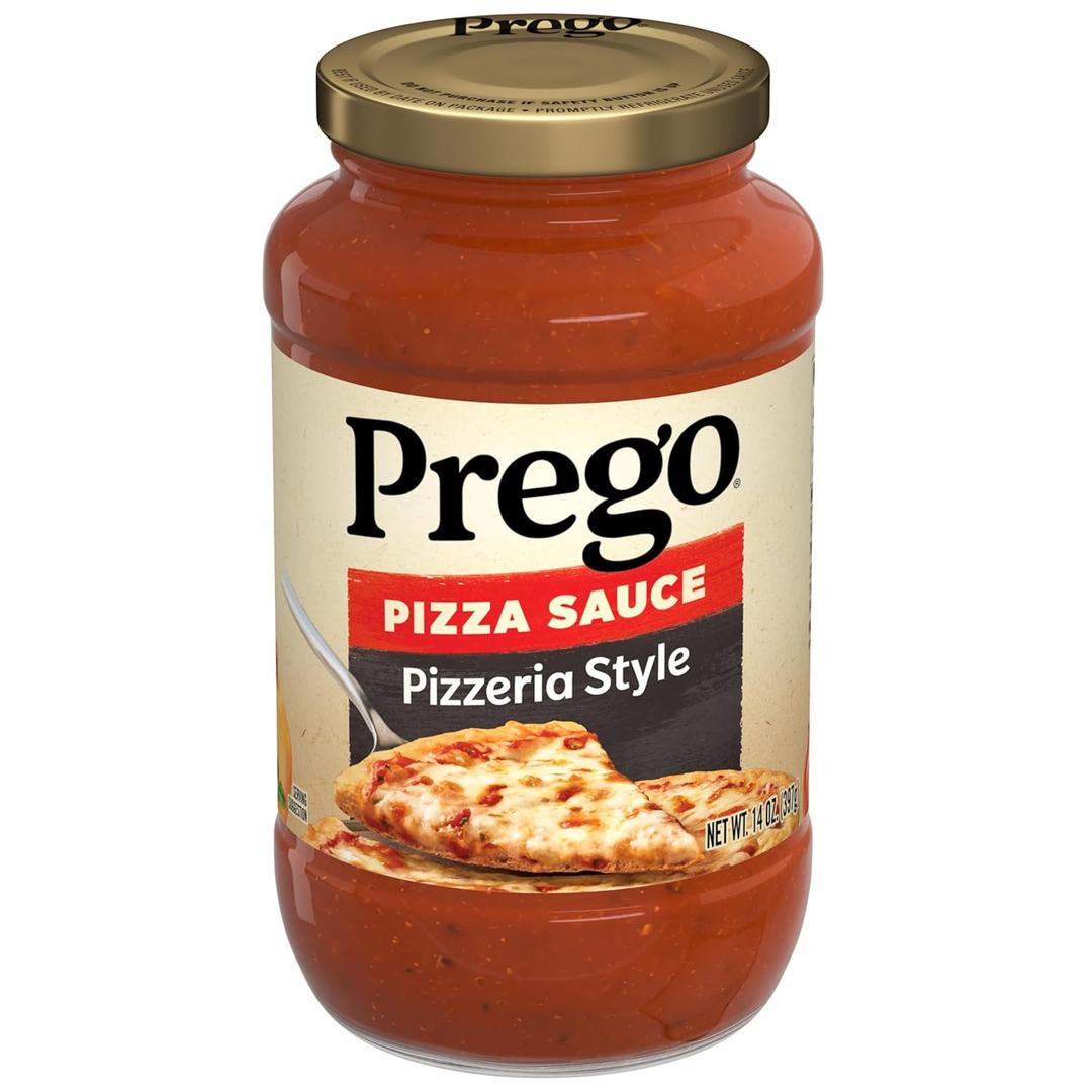 Prego Pizzeria Style Pizza Sauce, 14 oz Jar (EXP 09/16/26)
