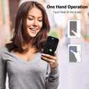 Fiyart Designed for iPhone 16 Pro Case Cute Flowers with Strap Soft TPU Phone Cover Protective Camera Lens Protection for Women Men Floral Bumper with Stand 6.3"-Black