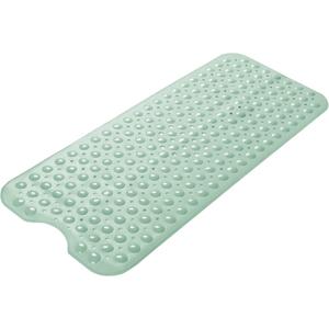AmazerBath Shower Mat Non Slip 40 x 16 Inches, Shower Stall Mats with Suction Cups and Drain Holes, Non Slip Bath Mat for Tub for Elderly & Kids, Mint Green