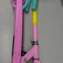LEADER RIDER Scooters for Kids with Light-Up Wheels, Stem and Deck, Lightweight Foldable, 3 Adjustable Height Scooters for Kids 8-12(Pink)