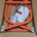 Ladder Stabilizer,Extended Ladder Stabilizer Accessory for Roof GutterWall,Ladder Stand-Off 450 lbs Heavy Duty Steel Wing Span/Wall Ladder Standoff with Non-Slip Rubber Bottom Pad (Orange)