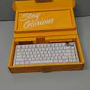 GLORIOUS Gaming - GMMK 3 PRO HE: Wireless Gaming Keyboard Rapid Trigger, Hall Effect, Aluminum Body, 8K Polling Rate, Hotswap MX & Magnetic Switches, Adjustable Actuation, ANSI 75% Tenkeyless (Black) (TKL, Silver)