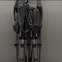 Slendor Camping Cot, Folding Camping Cots for Adults, Portable Sleeping Cot with Carry Bag, 1200D Double Layer Oxford, Camp Cot Bed for Guest Travel, Hiking, Support 500lbs, Charcoal Grey