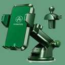 VANMASS Best Car Phone Holder [Upgraded Solid & Durable] Cell Phone Car Mount for Dashboard Windshield Vent, Suction Phone Stand Automobile Cradles for iPhone 15 Pro Max 14 13 8 Android,All-Green