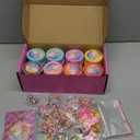 Valentines Day Gifts for Kids - 24 Pack Valentines Cards for Kid, Valentines Day Cards for Kids School, Valentines Slime Party Favors Classroom Exchange Party Favor Gift Supplies