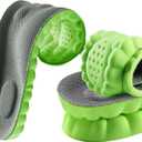 4D Cloud Technology Insole - Super Soft Comfort Insoles, Soft Foot Protection Cloud Feeling Insole, U-Shape Memory Foam Insoles, 4D Sports Memory Foam Insoles (Green, Men 10.5-11.5/Women 12-13)