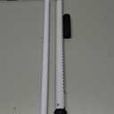 AceMining Sliding Door Security Bar,Heavy Duty Sliding Patio Door Lock Bar, 20-50inch Adjustable Multi-use Window Security Bars, Sliding Door Stopper,White,1Pack