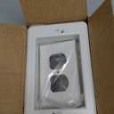 DVFR1W1 Recessed Outlet Box, Recessed Electrical Box for Wall Mount TV, Outlet Mounting Box for New Construction & Retrofit Projects, Wall Outlet Box with Duplex & Decorator Style Covers,1Gang