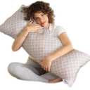 Pharmedoc Body Pillow, Pregnancy Pillows, Side Sleeper Pillow, Long, Memory Foam Pillow, Arabesque