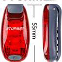 STURME LED Safety Light Strobe Lights for Daytime Running Walking Bicycle Bike Kids Child Woman Dog Pet Runner Best Flashing Warning Clip on Small Reflective Set Flash Walk Night High Visibility