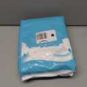 Littleforbig Adjustable Hook-and-Loop Fastener Closure Adult Printed Cloth Back Diaper 2 Pieces - Little Blue BabyFur (Medium 28"-38")