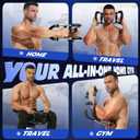 Twister Arm Trainer, Adjustable Chest Workout Equipment for Men & Women, Home Gym Strength Trainer, Muscle Builder & Strength Training for Arms, Chest (Blue, 20-60lb)