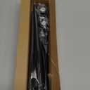 Shower Curtain Rod 31-76 Inch,7/8"Diameter Adjustable Spring Tension Curtain Rod No Drill,Matte Black Shower Tension Rod for Bathroom,Room Divider,Window,Anti-Rust Non-Slip 1-Pack