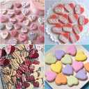 AIERSA Mini Heart Cookie Cutter, 20 Cavity 1.3 Inch Small Tiny Heart Shaped Cookie Cutters for Mother’s Day Valentine’s Day Wedding Baking, Stainless Steel