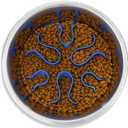 Outward Hound Stainless Steel Slow Feeder Bowl, Plastic Puzzle Maze for Fast Eaters, Small to Medium Dogs, Helps Prevent Bloat & Aid Digestion, Holds 2 Cups Wet or Dry Food, Non-Slip, Made Without BPA