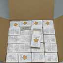 36 Sets Valentine Pocket Hug Token Bulk Star Natural Stones Star Emotional Support Inspirational Bulk Gifts Positive Thank You Gifts with Cards for Friends Employees Coworkers (Shining) (Classic)