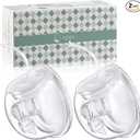 TOVVILD Breast Pump Accessories 8oz Milk Collection Cup, Compatible with Spectra S1/S2/S9, Not Original Spectra Part, Replacement 24mm Flange Milk Collector Cup Tubing Parts, 2 Pack