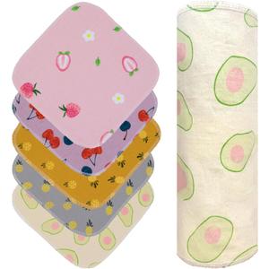 Simnice Reusable Paperless Paper Towels — Reusable Napkins Paperless Paper Towel, Washable Cotton Cloth Roll for Kitchen,25 Pack 10”x10”with Cardboard Roll 