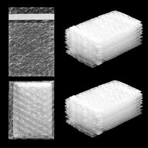 Frienda 300 Pcs Clear Self Sealing Bubble Cushion Bags Double Wall Bubble Pouch Bag Plastic Shockproof Protective Packing Bags for Small Business Moving Shipping Packaging Storage(3.15" X 4")