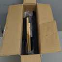 Black Corner Bread Box for Kitchen Countertop, Large Bread Container Storage Bamboo Wooden Farmhouse Bread Box with Window Bread Holder