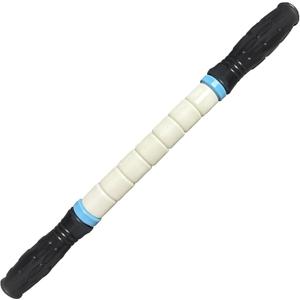 Muscle Roller Stick Ctwctr Massage Roller for Lymphatic Drainage, Cellulite Massager, Leg Massager for Circulation and Pain Relief, Deep Tissue & Trigger Point Massage (White)
