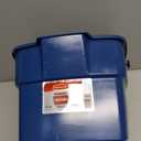Rubbermaid Roughneck Square Bucket, 15-Quart, Blue, Comfortable/Durable Pour Handle, Sturdy Pail Bucket for Household Cleaning/Mopping