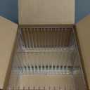 STORi Stackable Clear Plastic CD Organizer with Rubber Feet | Rectangular Jewel Cases Holder Perfect for Theatre Room | Holds up to 30 CD Cases | Made in USA