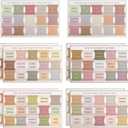 Bible Index Tabs with Scripture Quotes, Muted Pastel Reference Stickers, Christian Book Dividers, 5 Sheets 7.8 X 5.5 Inch, Journaling and Planner Labels