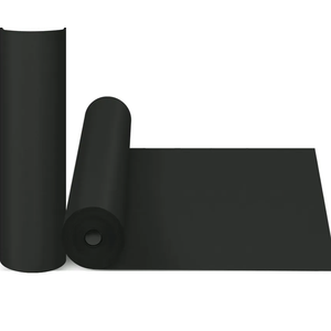 Black Wrapping Paper, 36"x3600"(300') Bulletin Board Construction Art Craft Decorative Paper Roll for Men Nurse Teacher, Father’s Day, Graduation Bouquet Flower Gift Wrap, Floral Supplies 80GSM 55LB