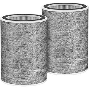 HP202 Replacement Filter Compatible with HP201, UA205, AP1000 HP200 For Shark HC501, HC502 Air Purifier MAX Replacement Filter HEPA, Part # HE2FKBASMB, HE2FKBAS, HE2FKPET, HE2FKPRO (2 Pack)