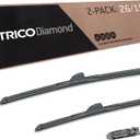 TRICO Diamond 26" + 18" Super Premium Automotive Replacement Windshield Wiper Blades (Set of 2), Passenger and Driver Side All-Weather Beam Wiper Blades for Select Vehicle Models (Item #25-2618)
