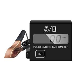 BIBARAJM Small Engine Tachometer Digital Tachometer Small Digital Inductive Tachometer, Waterproof, Suitable for Chainsaw, Marine, ATV, Motorcycle, UTV Engine