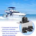 Bimini Top Brackets/Canopy Bracket with Aluminum Boat Track Bracket Base for Lund Sport Track/Versatrack System/Track Boat Accessories