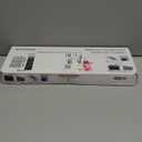 Wireless Keyboard and Mouse Ultra Slim Combo, TopMate 2.4G Silent Compact USB 2400DPI Mouse and Scissor Switch Keyboard Set with Cover, Batteries Included, for PC/Laptop/Windows/Mac - Rose Gold White