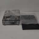 Dish Drying Rack - Extendable Dish Rack, Large Sink Drying Dish Drainer for Kitchen Counter, Stainless Steel Dish Strainer with Utensil Holder (Black)