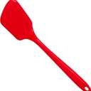 GIR: Get It Right Silicone Kitchen Spatula Turner - Non-Toxic Cooking Utensils for Nonstick Cookware, Cooking and Baking, Mini - 11IN - Red