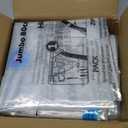 Vacuum Storage Bags for Clothes, Space Saving Compression Storage Bags with Hand Pump, Heavy Duty, Stackable, Jumbo Size, Clear, 6-Pack