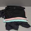 Real Essentials 4 Pack: Women's Long Sleeve Rash Guard Moisture Wicking Shirts - Sun Protection Quick Dry SPF 50+ Tops (Plus) (XXL)