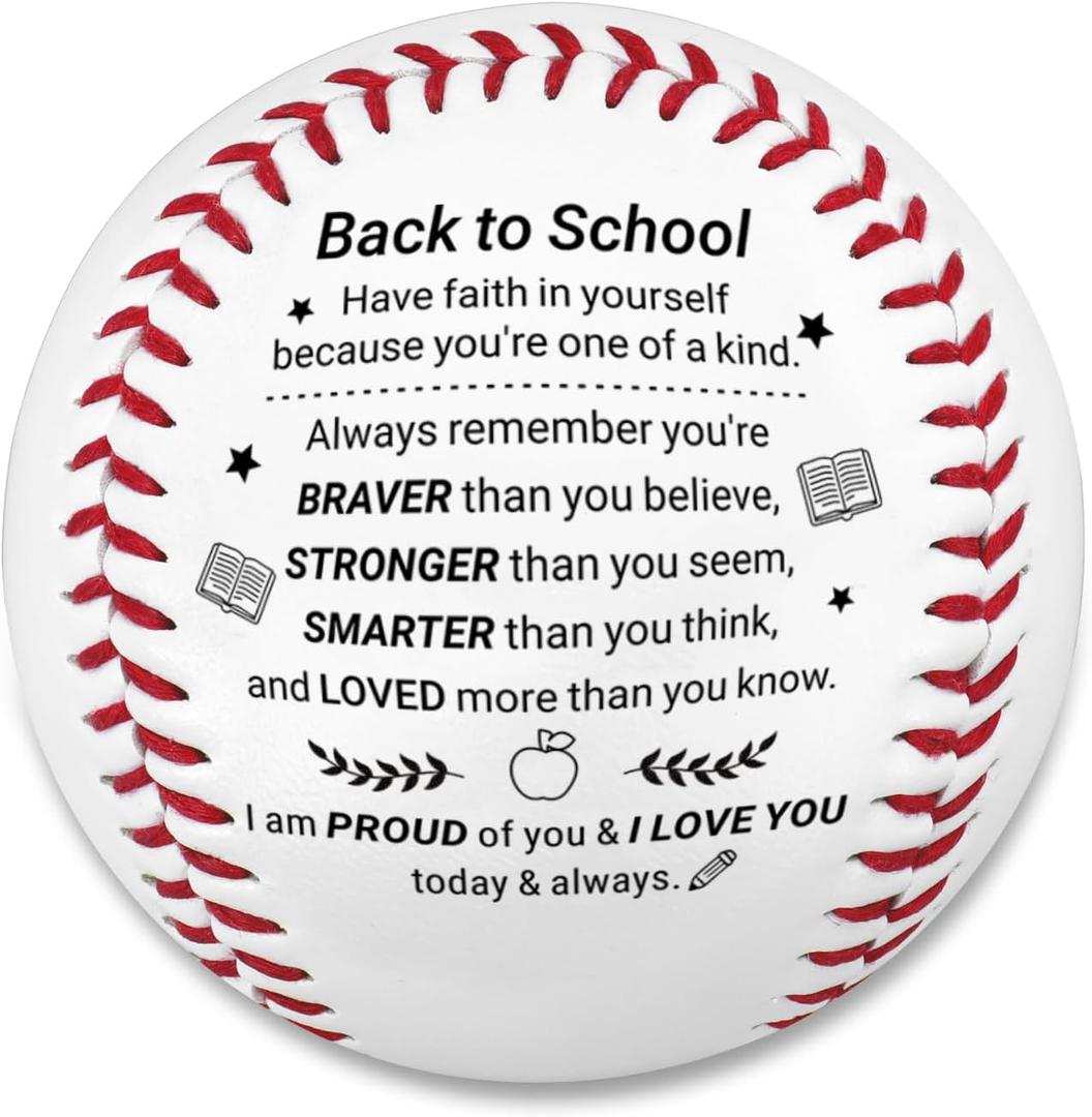 FOOZDEEVAAQ Baseball School Supplies for Kids Boys Girls First Day of School Senior 2026 Gifts Christmas Stocking Stuffers Homecoming