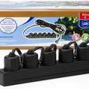 Aquascape 84022 12 Volt with Quick Connects 6-Way Lighting Splitter Black