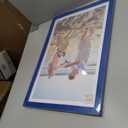 decorUhome 12x18 Picture Frame, Display Pictures 11x17 with Mat or 12x18 without Mat, Wall Mounting Photo Frame, Royal Blue, 1 Pack